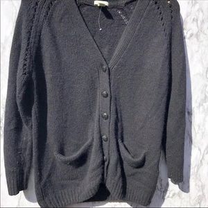 ✨6 for $15✨ Forever 21 black cardigan baggy cozy